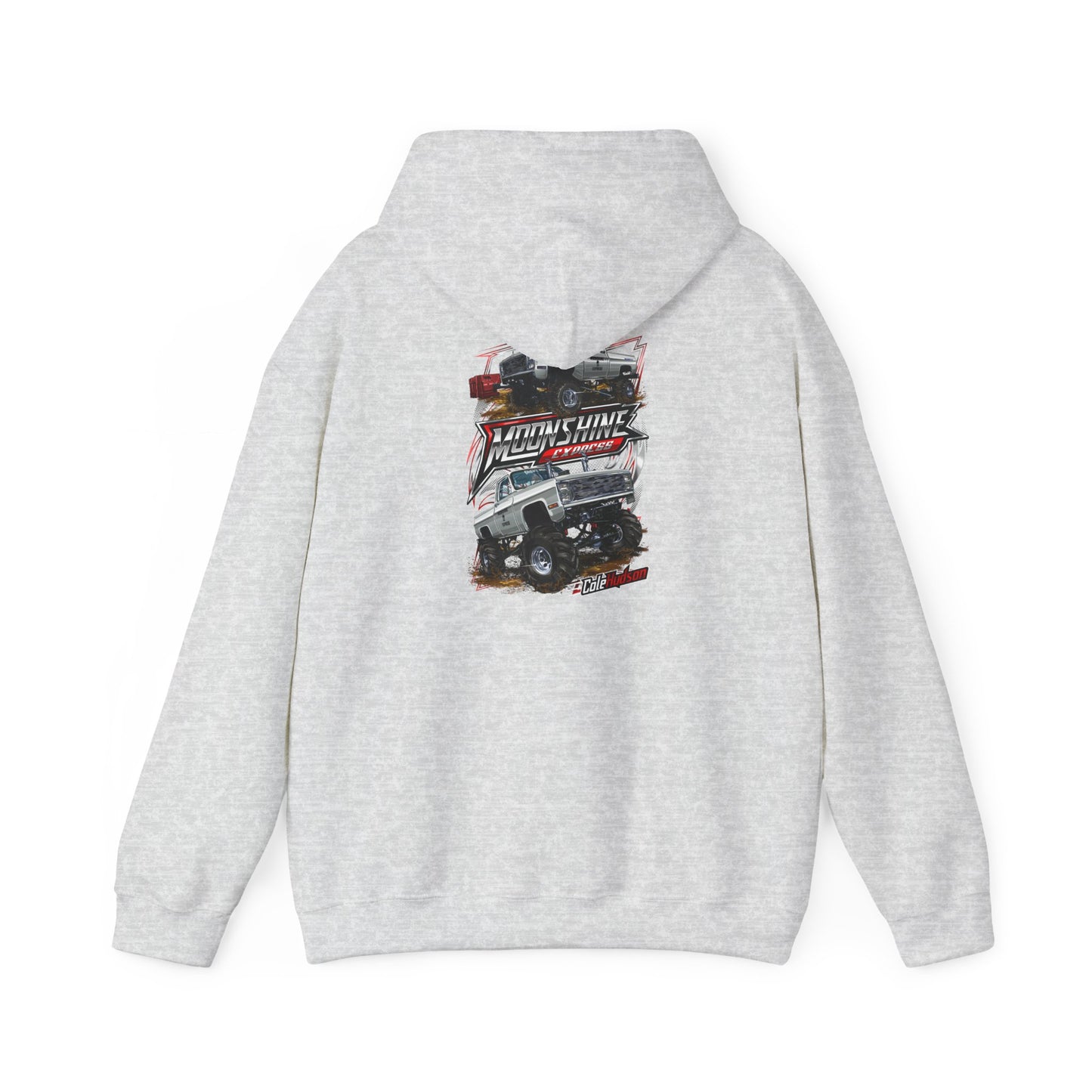 Moonshine Express Hoodie Left Chest-Gildan 185000