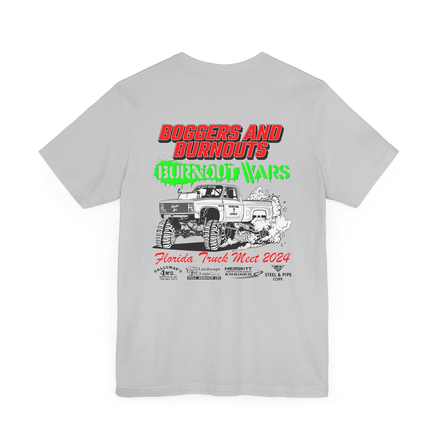 Moonshine Express Burnout T Shirt---Bella+Canvas · 3001