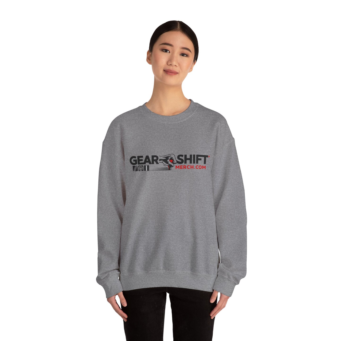 Gear Shift Merch Crewneck---Gildan 18000