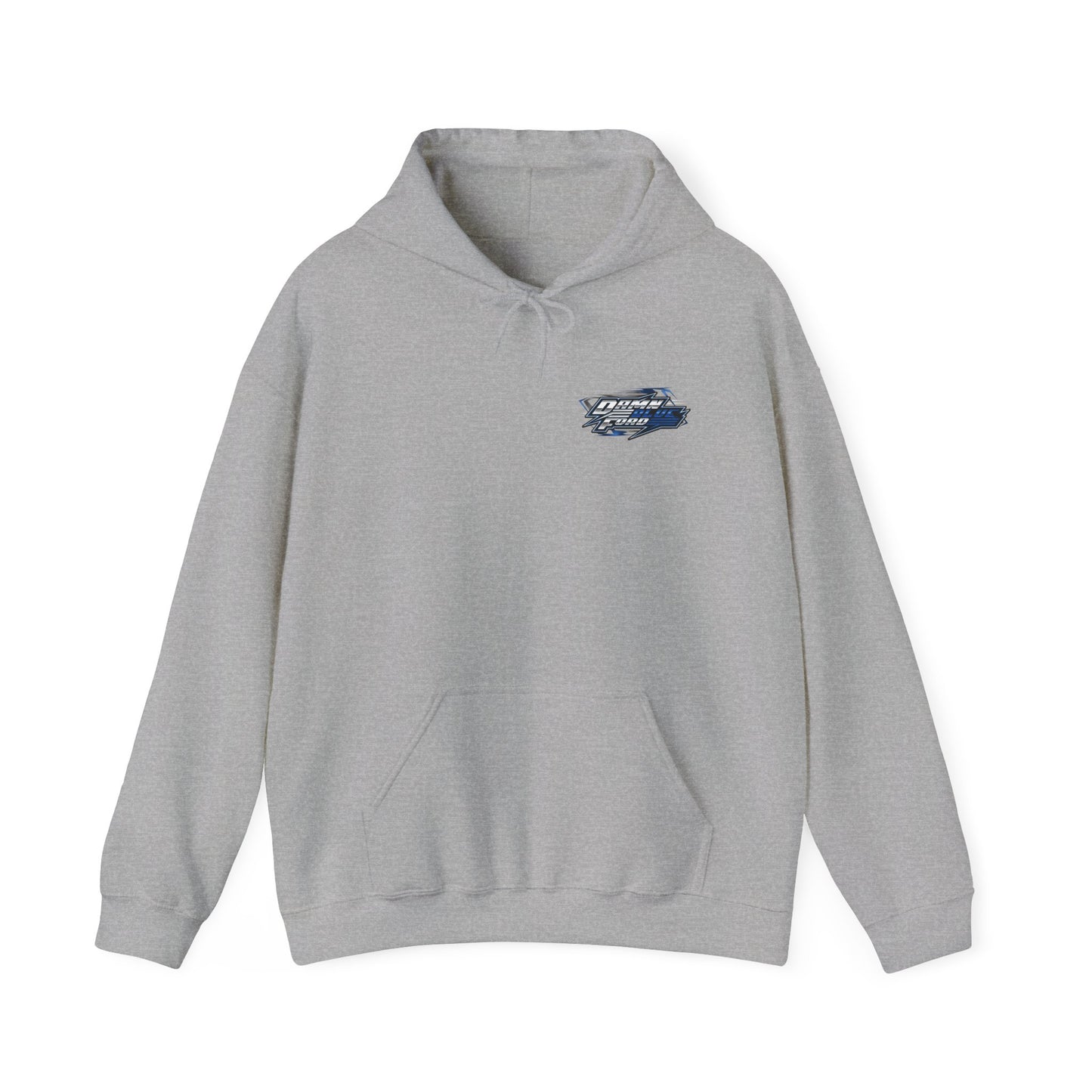 OG Damn Blue Ford Hoodie---Gildan 185000