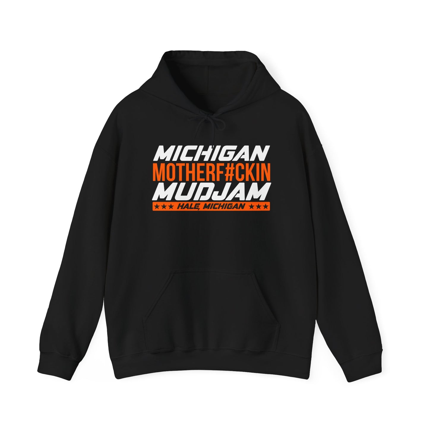 MMJ Michigan Mf'n Mud Jam Hoodie full chest---Gildan 185000