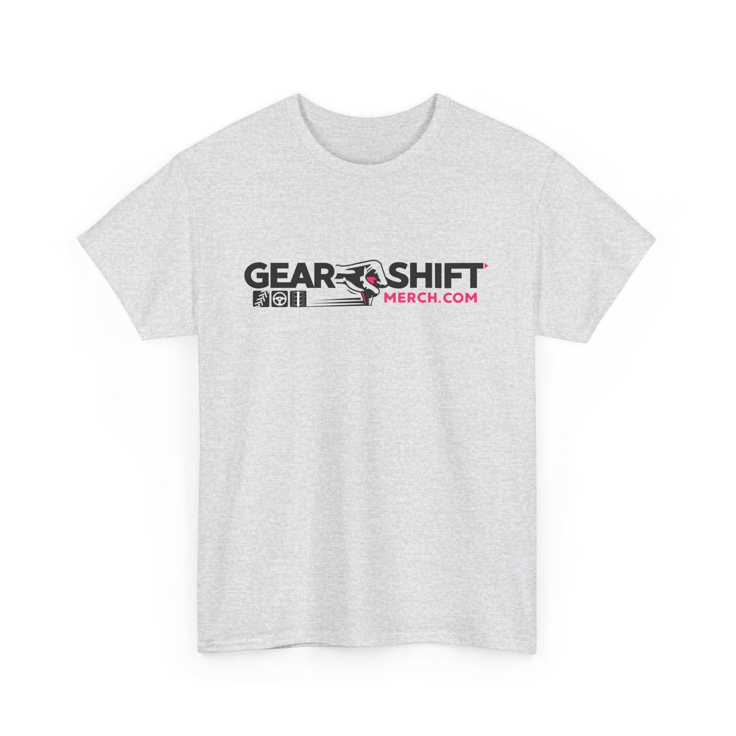 Pink Logo Gear Shift Merch T Shirt---Gildan 5000