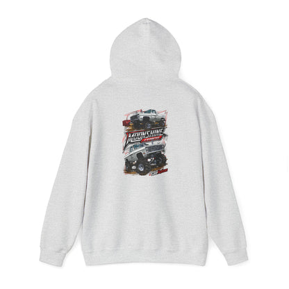 Moonshine Express Hoodie Left Chest-Gildan 185000