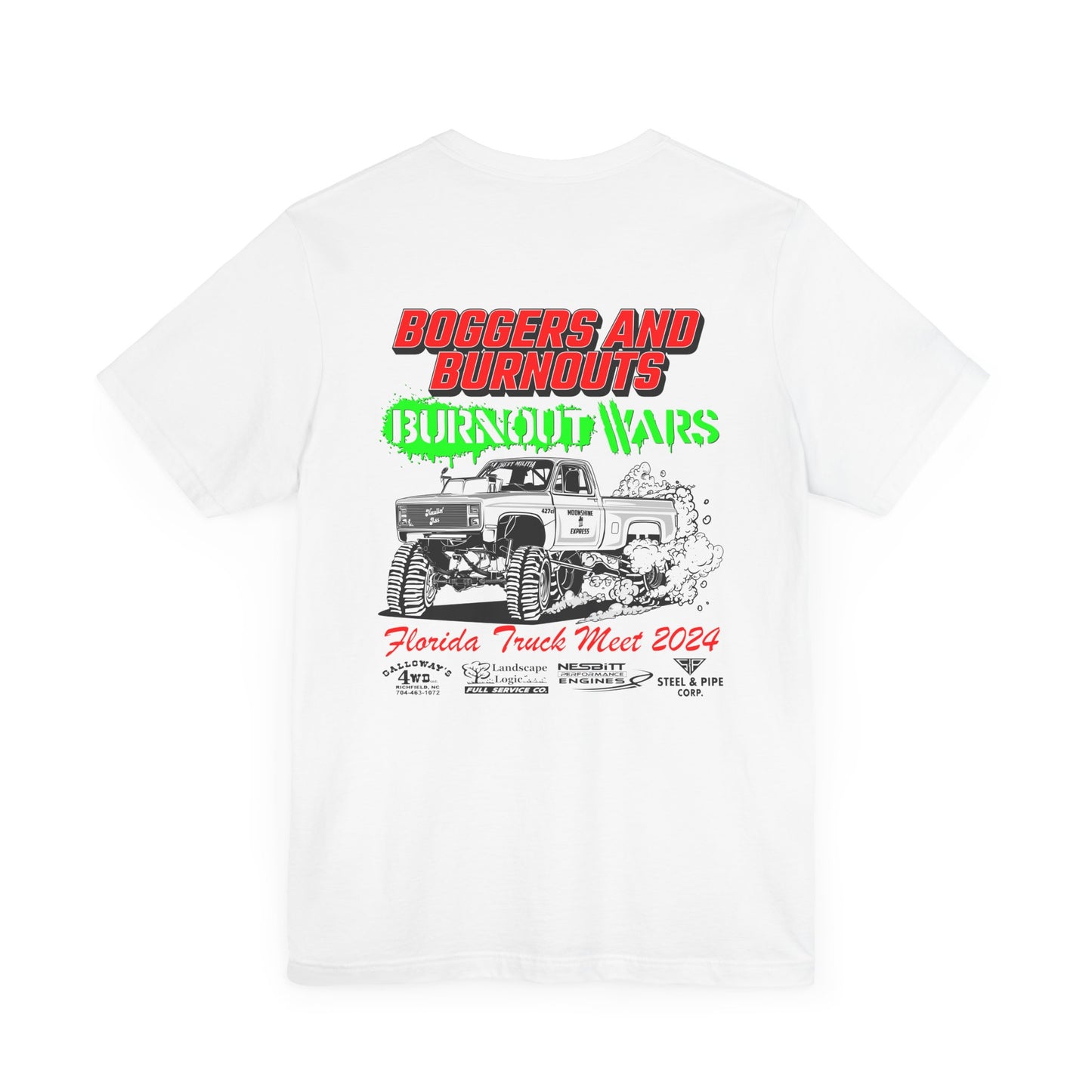 Moonshine Express Burnout T Shirt---Bella+Canvas · 3001