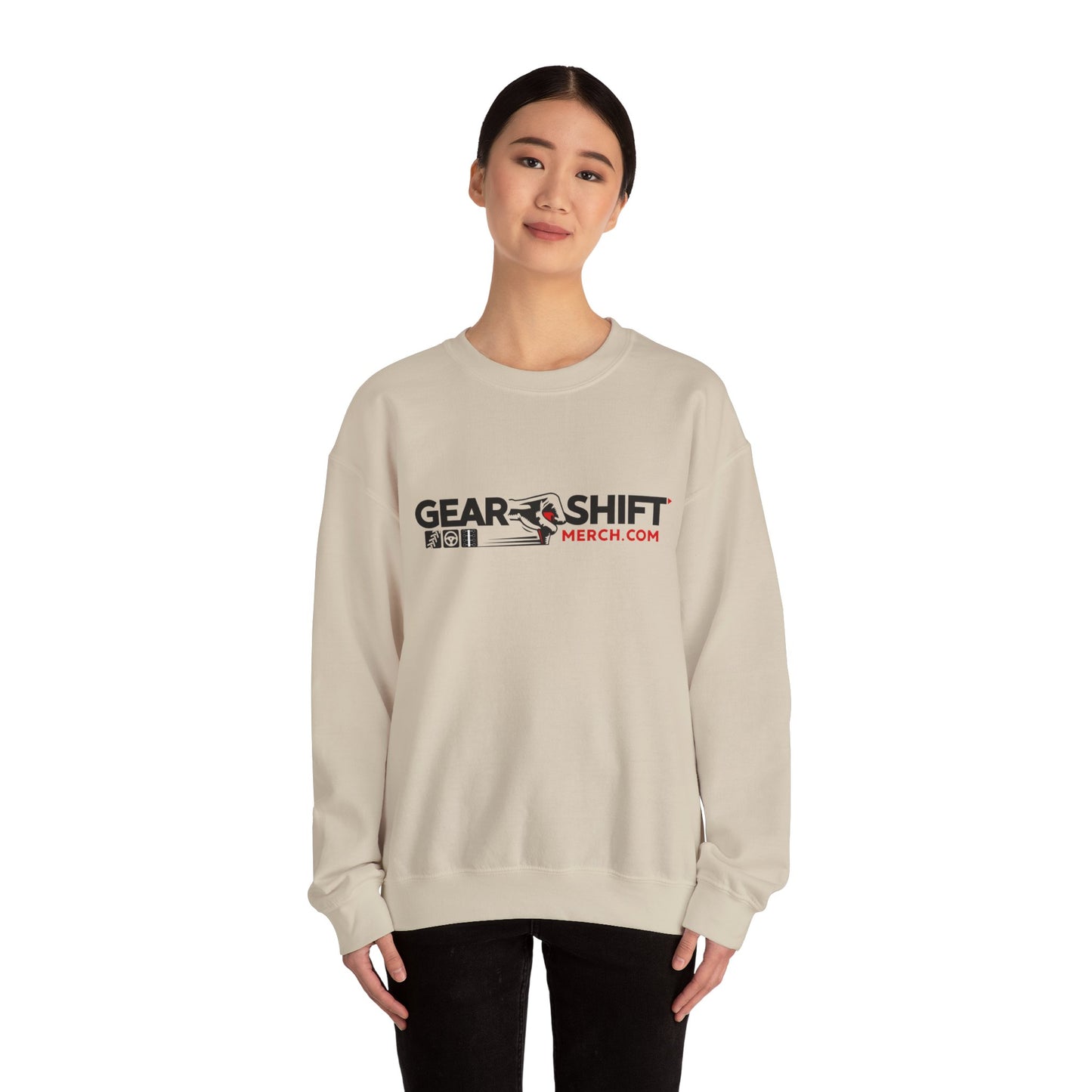 Gear Shift Merch Crewneck---Gildan 18000