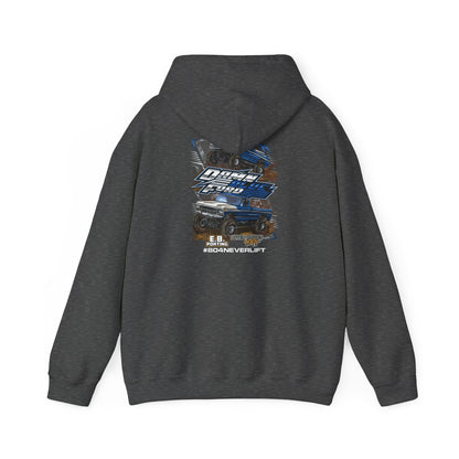 OG Damn Blue Ford Hoodie---Gildan 185000