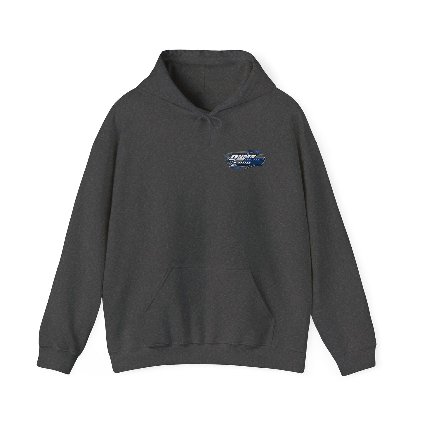 OG Damn Blue Ford Hoodie---Gildan 185000