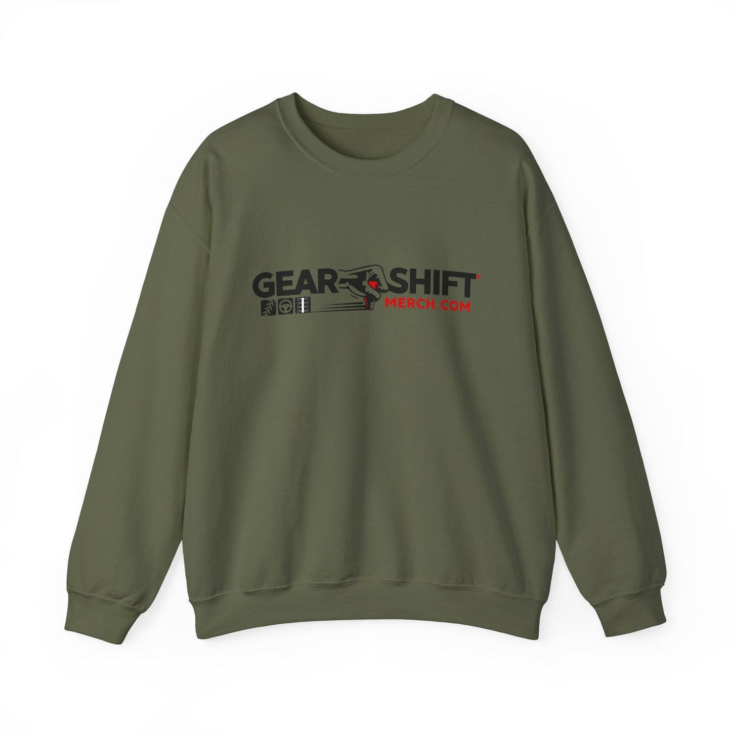 Gear Shift Merch Crewneck---Gildan 18000