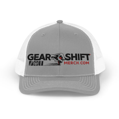 Embroidered Gear Shift Merch Snapback Trucker Cap