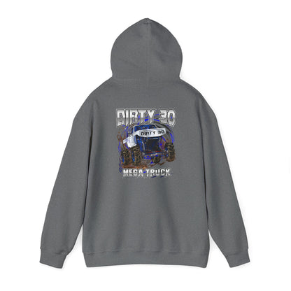 Dirty 30 Hoodie 2---Gildan · 18500