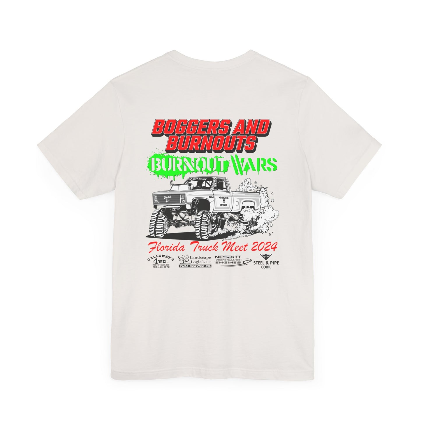 Moonshine Express Burnout T Shirt---Bella+Canvas · 3001