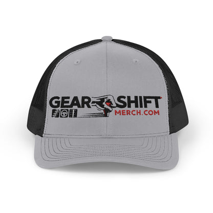 Embroidered Gear Shift Merch Snapback Trucker Cap