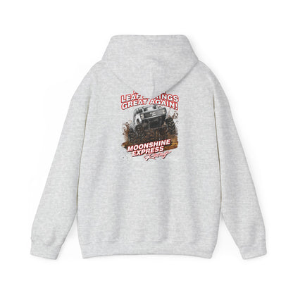 Moonshine Express Make Leaf Springs Great Again Hoodie Full Chest-Gildan 185000