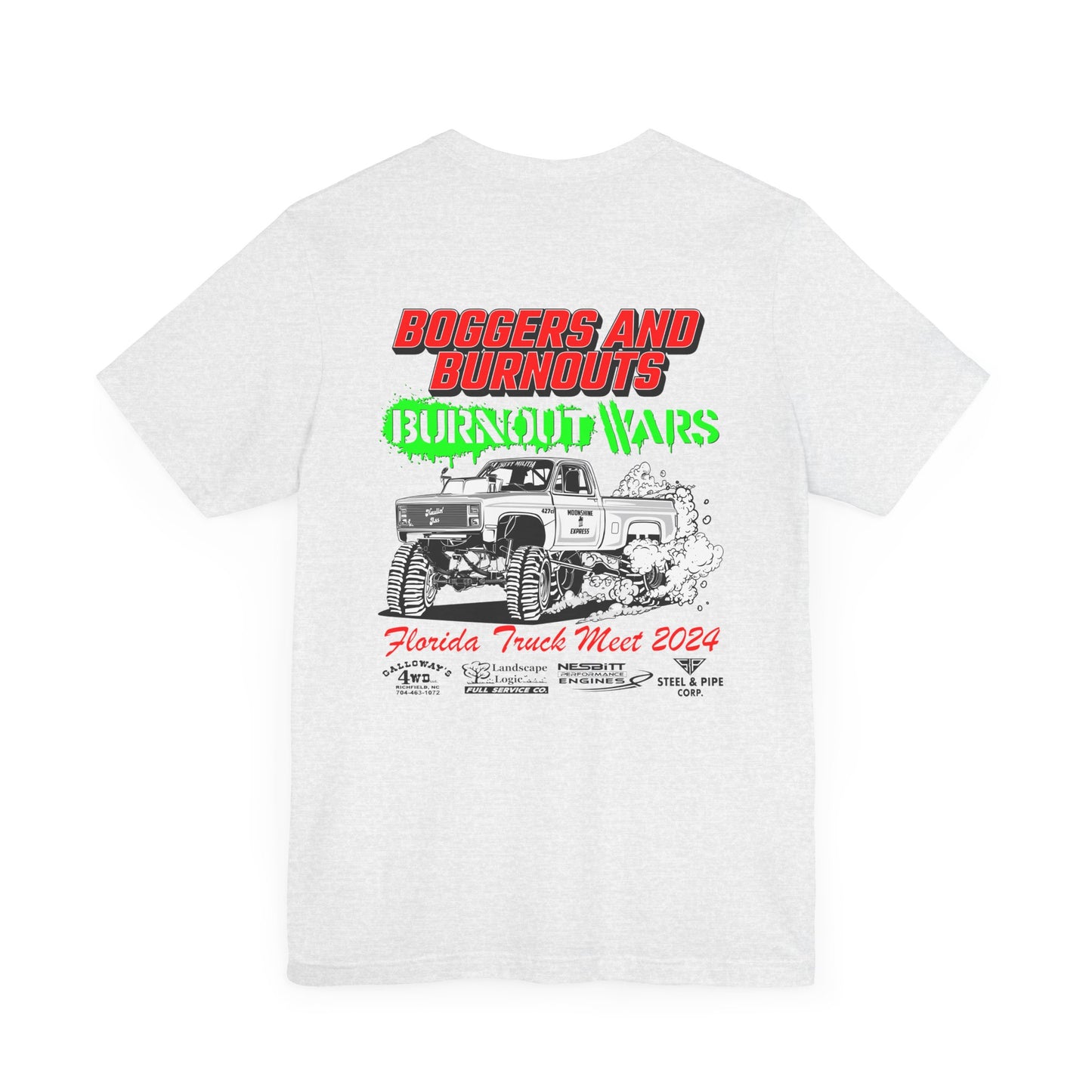 Moonshine Express Burnout T Shirt---Bella+Canvas · 3001