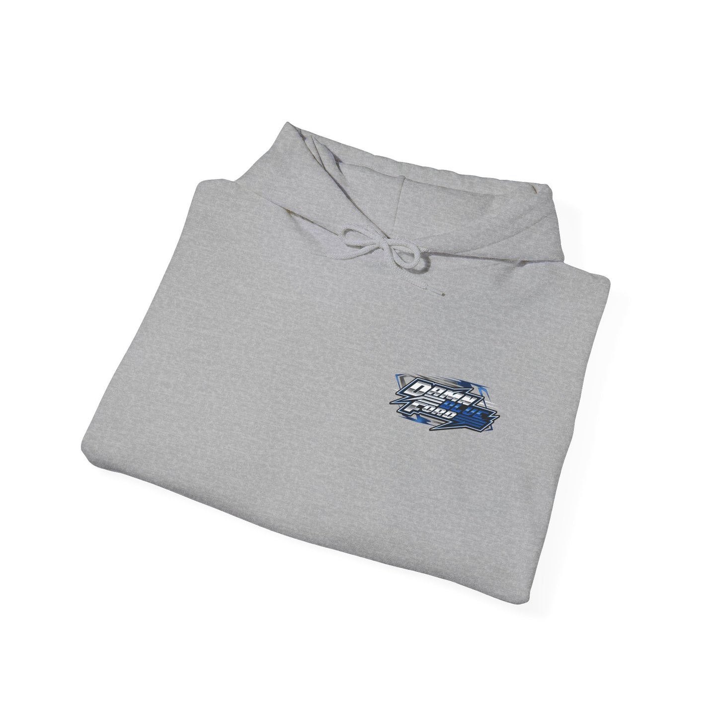 OG Damn Blue Ford Hoodie---Gildan 185000