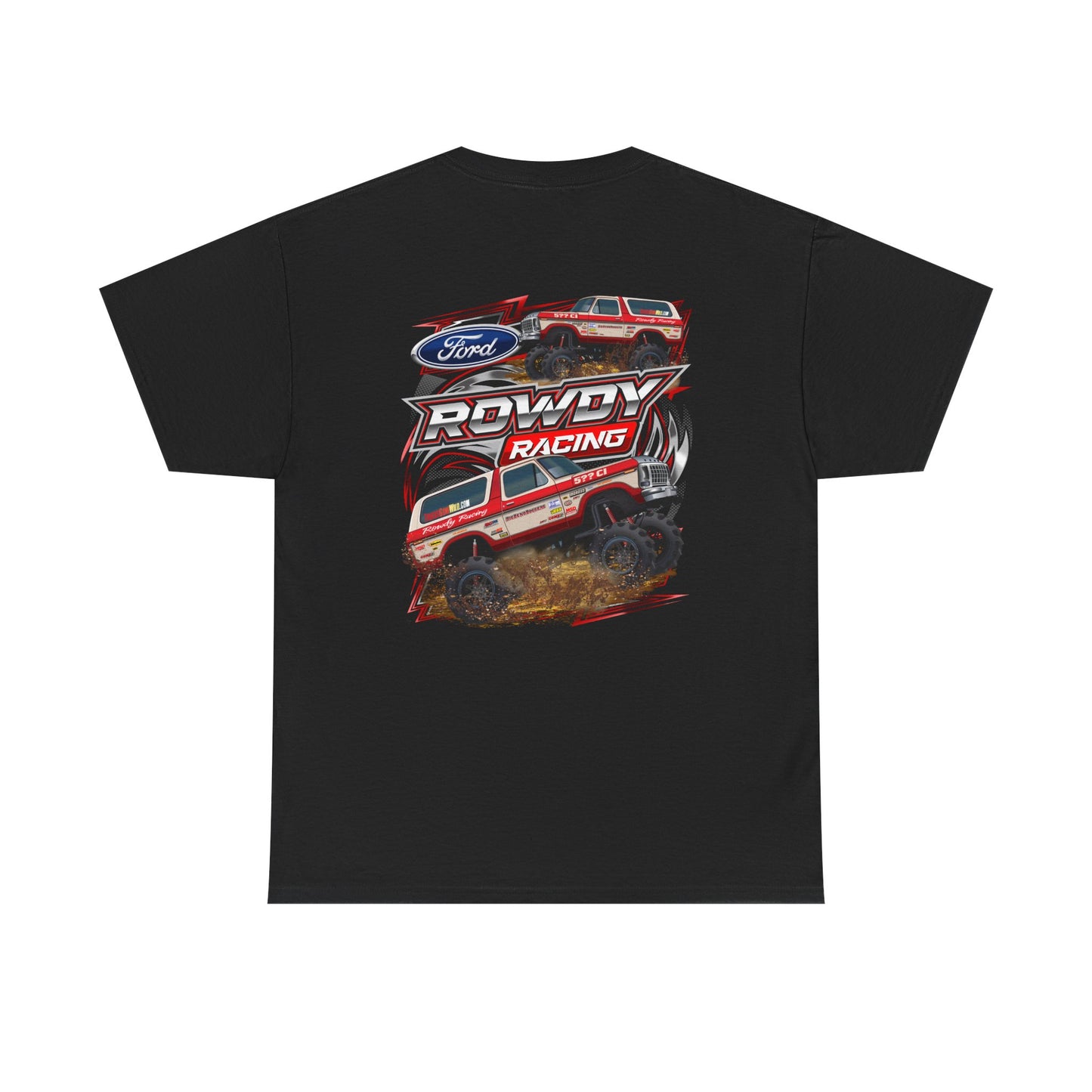 Rowdy Racing T Shirt Vertical---Gildan 5000