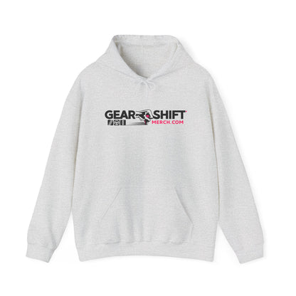 Pink Logo Gear Shift Merch Hoodie ---Gildan 185000